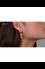 Karen Millen Gold Tone Crystal Pebble Drop Earrings - Image 2 of 6