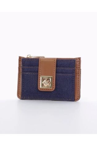 Dune London Blue Karra Turn Lock Card Holder - Image 2 of 6