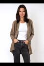 Religion Brown Iris Longline Cardigan In Super Soft Fluffy Yarn - Image 2 of 7