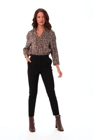 بنطلون طويل مدبب قابل للتمدد من Roman - صورة 2 من 5