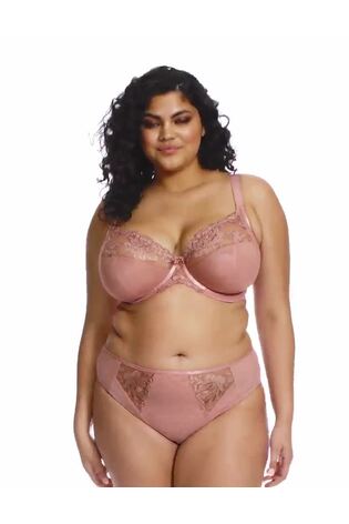 Elomi Pink Ash Rose Teagan High Leg Briefs - Image 2 of 7