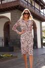 Sosandar Pink Mesh Shirt Dress - Image 2 of 6