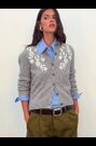 BHOEM Grey Embroidered Cardigan - Image 2 of 6