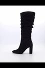 Dune London Black Stigma Ruched Knee-High Boots - Image 2 of 6