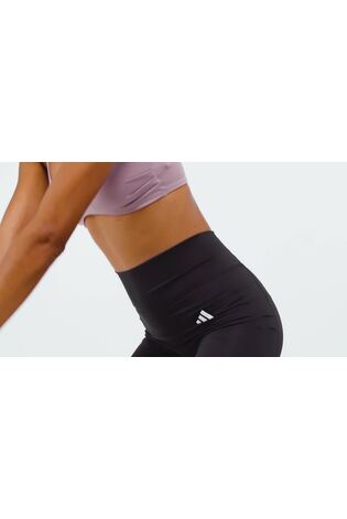 أسود - شورت دراجة للتمارين Optime Essentials من adidas - Image 2 of 5