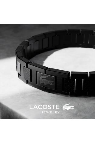 Lacoste Black IP Metropole Bracelet - Image 2 of 4