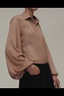 GapStudio Brown Satin Shirt - Image 2 of 5