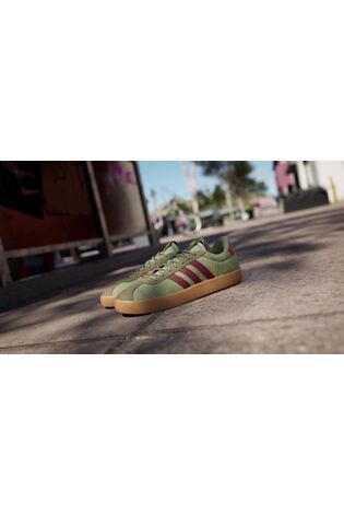 adidas Green VL Court Trainers - Image 2 of 14