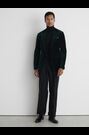 Tailored Fit Velvet Single-Breasted Blazer in Green - Image 2 of 11
