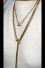 Aela Gold Tone Snake Effect Chain Necklace - Image 2 of 5