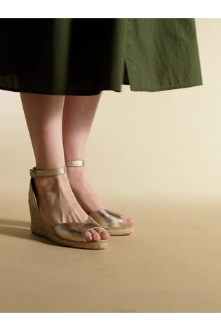 Jones Bootmaker Leather Wedge Heeled Sandals - Image 2 of 7