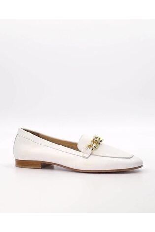 Dune London White Chain Trim Smith Loafers - Image 2 of 6