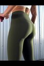 Nike Green Premium Zenvy GentleSupport High Waisted Full Length Leggings - Image 2 of 8