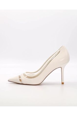 Dune London White Aurelia Vinyl Panel Courts - Image 2 of 7