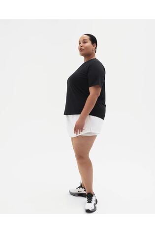 Nike Black Curve One Classic Dri-FIT Short-Sleeve Fitness T-Shirt - Image 2 of 8