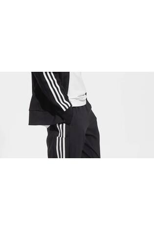 adidas Black Sportswear Aeroready Essentials Tapered Cuff Woven 3-Stripes Joggers - Image 2 of 8