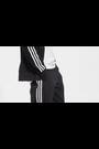 adidas Black Sportswear Aeroready Essentials Tapered Cuff Woven 3-Stripes Joggers - Image 2 of 8