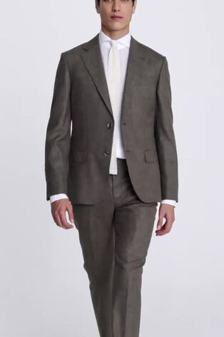 MOSS Brown Tailored Fit Italian Jacket - Image 2 of 7