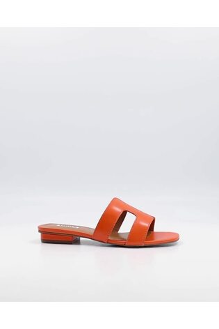 Buy Dune London Orange Loupe Wide Fit Smart Slider Sandals from Next Luxembourg