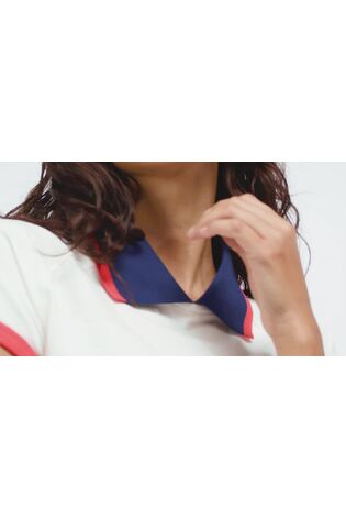 adidas Originals White Short Polo Top - Image 2 of 6 adidas Originals White Short Polo Top - Image 2 of 6