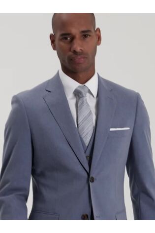 Skopes Blue Slim Fit Caspian Stretch Suit Jacket - Image 2 of 6