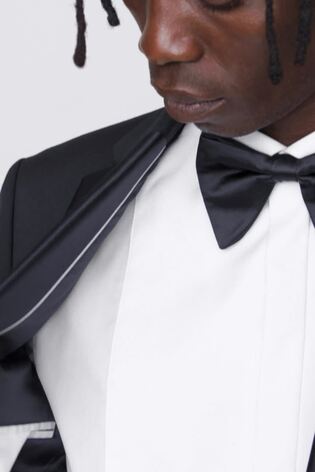 MOSS Black Slim Fit Suit Jacket - Image 2 of 5