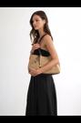 Katie Loxton Brown Oyster Nova Raffia Small Shoulder Tote Bag - Image 2 of 8