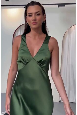 Rewritten Amelia V-Neck Bridesmaid Dress - Image 2 of 5