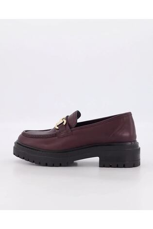 Dune London Red Gallagher Chunky Snaffle Trim L Shoes - Image 2 of 6
