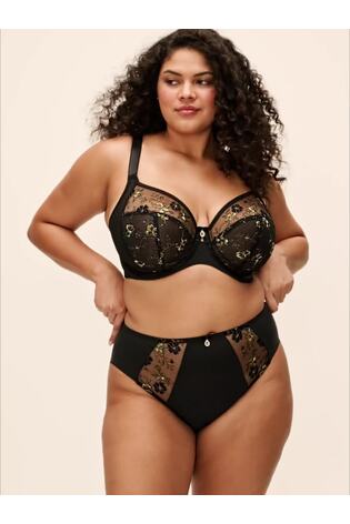 Elomi Black Lyriana Briefs - Image 2 of 6