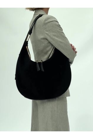 Apatchy Black The Nora Suede Bag - Image 2 of 6 Apatchy Black The Nora Suede Bag - Image 2 of 6