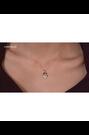 Karen Millen Gold Tone Chain Link Pendant Necklace - Image 2 of 6