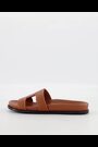 Dune London Brown Standard Fit Loupa Footbed Smart Slides - Image 2 of 8