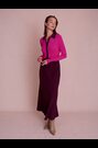Florere Colourblock Midi Dress in Deep Pink/Burgundy - Image 2 of 8