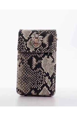 Dune London Black Ground Saskias Bug Trim Phone Cross-Body Bag - Image 2 of 6 Dune London Black Ground Saskias Bug Trim Phone Cross-Body Bag - Image 2 of 6
