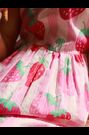 JoJo Maman Bébé Pink Strawberry Cross Back Sundress - Image 2 of 6