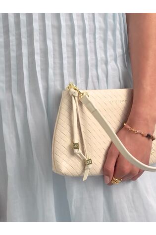 Katie Loxton White Oyster Nova Wristlet Clutch - Image 2 of 7