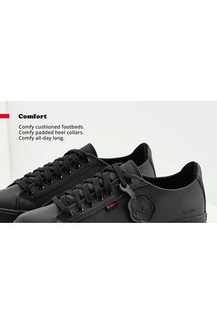 Kickers® Black Tovni Lacer Leather Shoes - Image 2 of 5