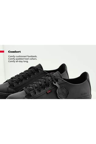 Kickers Black Leather Tovni Lacer Leather Shoes - Image 2 of 6