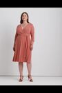 Lauren Ralph Lauren Curve Midi Surplice Dress - Image 2 of 8