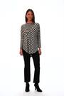 Roman Grey Contrast Stripe Stretch Jersey Top - Image 2 of 6