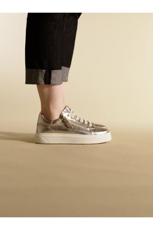 Серебряный - Jones Bootmaker Paulina Chunky Leather Trainers - Изображение 2 из 7