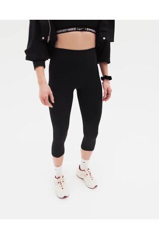 Nike Black One High-Waisted Crop Leggings - Image 2 of 7