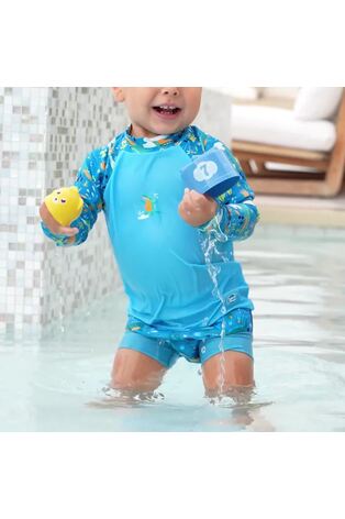 Splash About Blue Long Sleeved Rash Top - Image 2 of 6