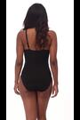 Miraclesuit Black Underwired Mesh Insert & Hardware Detail Fronted Tummy Control Swimsuit - Image 2 of 6