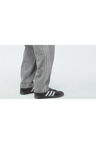 adidas Originals Grey Adicolor Loose Denim Jeans - Image 2 of 7