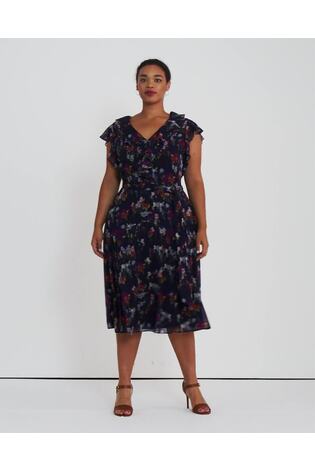 Ralph lauren floral georgette dress shop
