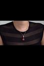 Ted Baker Gold Tone Tearsa: Crystal Teardrop Pendant Necklace - Image 1 of 1