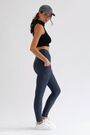 Pineapple Grey Womens Pocket Badge Leggings - Image 2 of 8