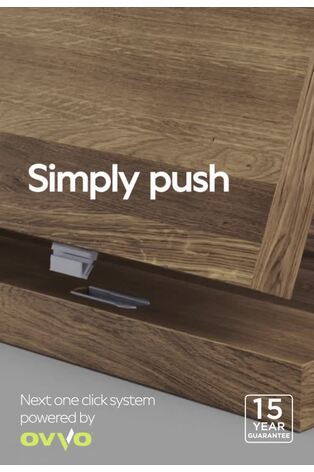 Light Bronx Oak Effect Slim Large Sideboard - Image 2 of 9